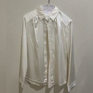 Lily Silk cream blouse